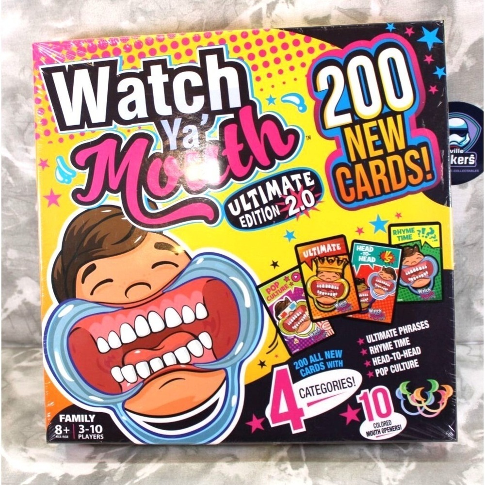NIB Watch Ya Mouth Ultimate Edition 2.0 The Authentic Mouthguard Party Game